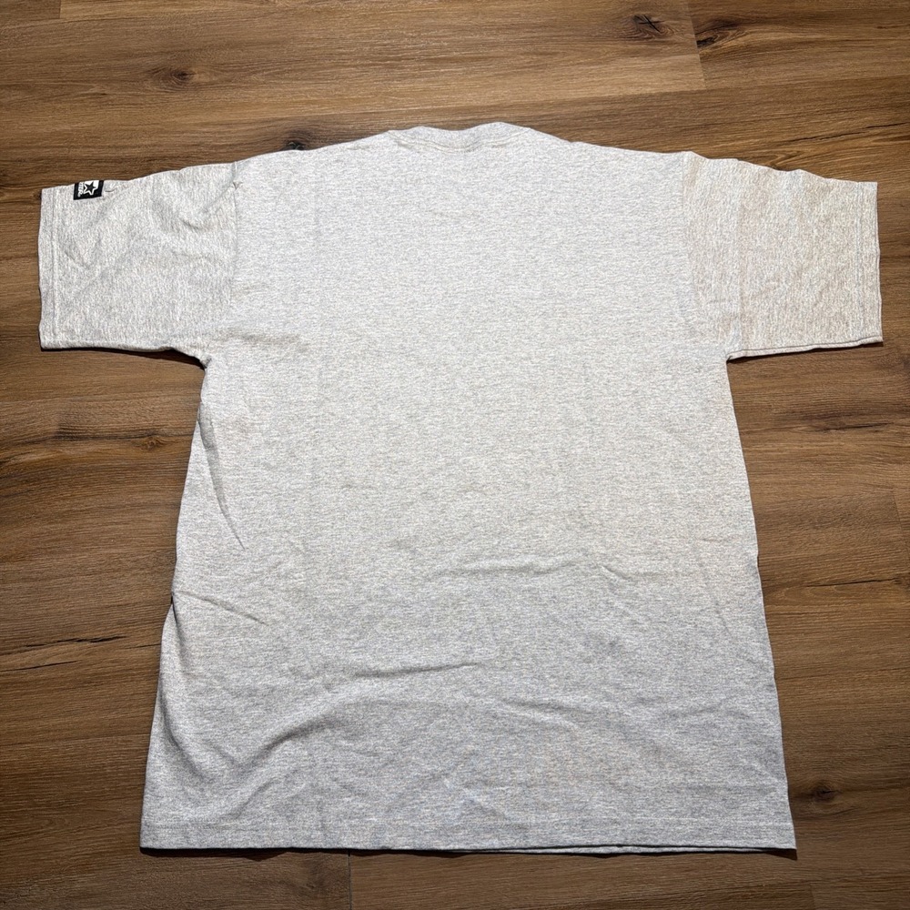Vintage‎ 90s Chicago Bulls Starter T-Shirt Gray Mens LARGE NBA USA Embroidered - Picture 11 of 12